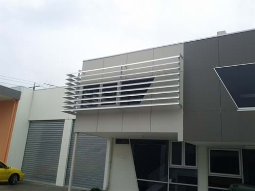 Louvre 150mm Blade Sunscreen for privacy by Bayside Privacy Screens