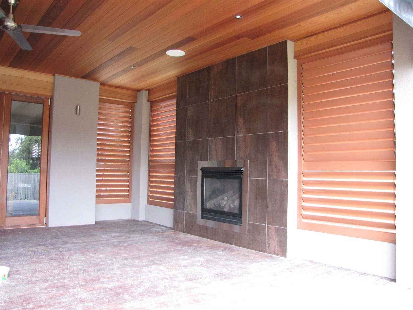 Pivoting Louvre Blade Shutter Panels