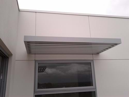 Baton Style Sunscreens used for sun shading, privacy screens and architectural louvre features