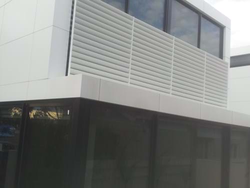 Fixed louver blade Balcony screen