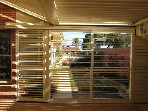 Pivoting Louvre Blade Shutters Sliding are ideal for use in residential applications