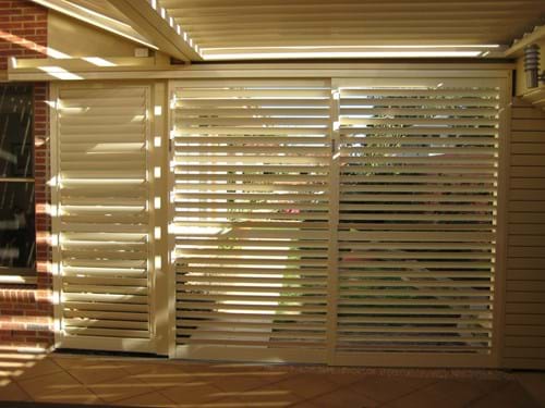 Pivoting Louvre Blade Shutters Sliding and bi folding allow for extra space