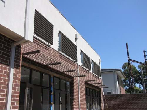 Louvre Blade Sunscreen by Bayside Privacy Screens