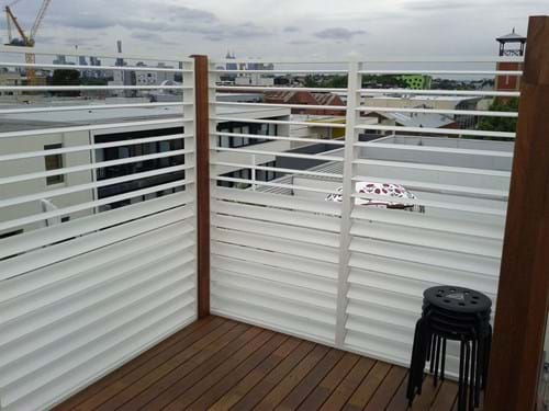 By popular demand - Bayside Privacy Screens produced the Pivoting Louvre Blade Shutter Panel Screen