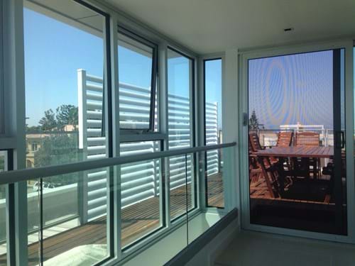 balcony screening louver blade